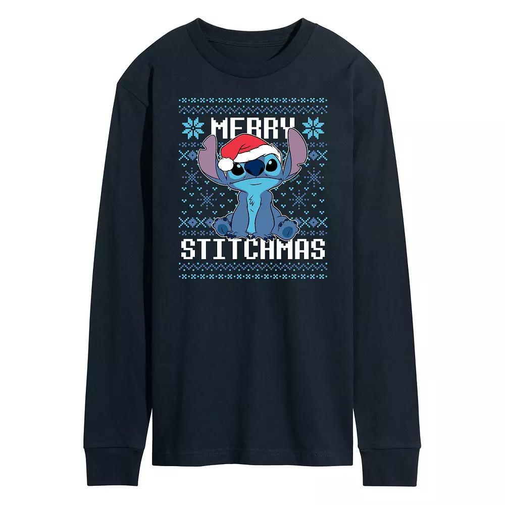 Disney's Lilo & Stitch Merry Stitchmas Tee, Men's,  Product Image