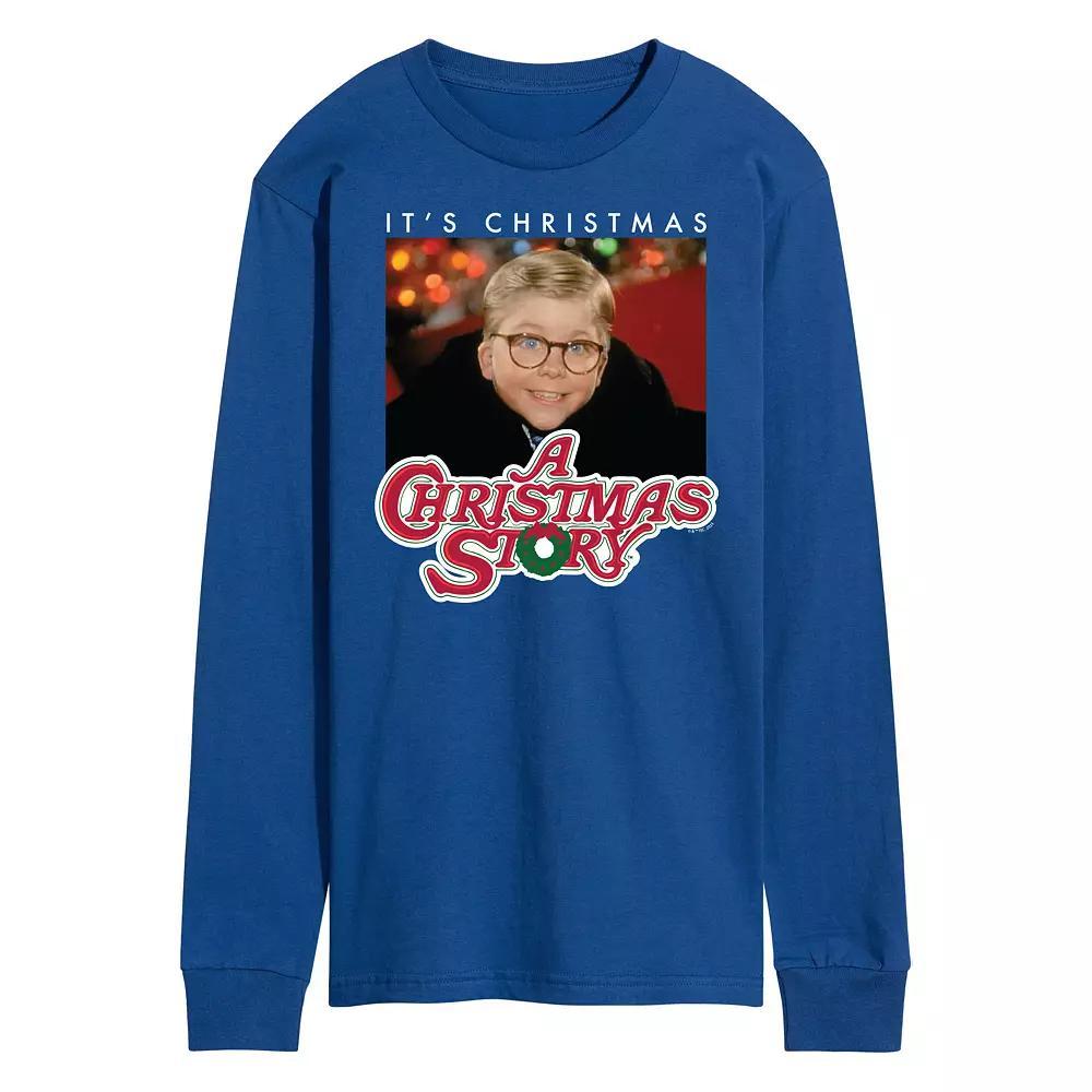 Men's A Christmas Story It's Christmas Ralph Long Sleeve Graphic Tee,  Product Image