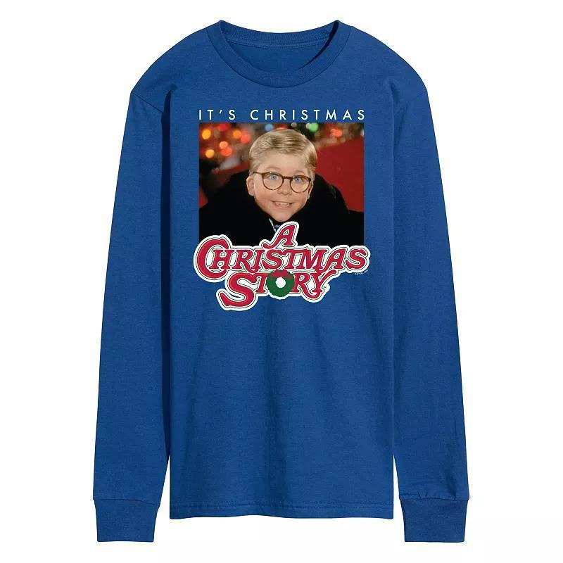 Mens A Christmas Story Its Christmas Ralph Long Sleeve Graphic Tee Product Image