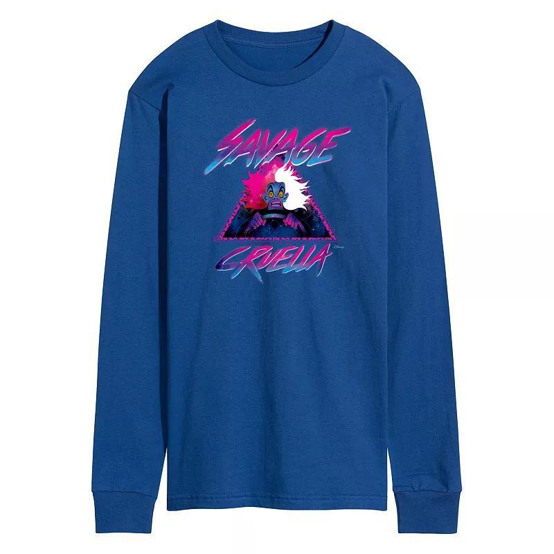 Men's Barbie Pride Logo Long Sleeve, Size: Small, Blue Product Image