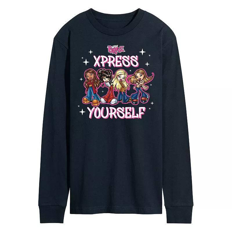Mens Bratz Xpress Yourself Long Sleeve Graphic Tee Product Image