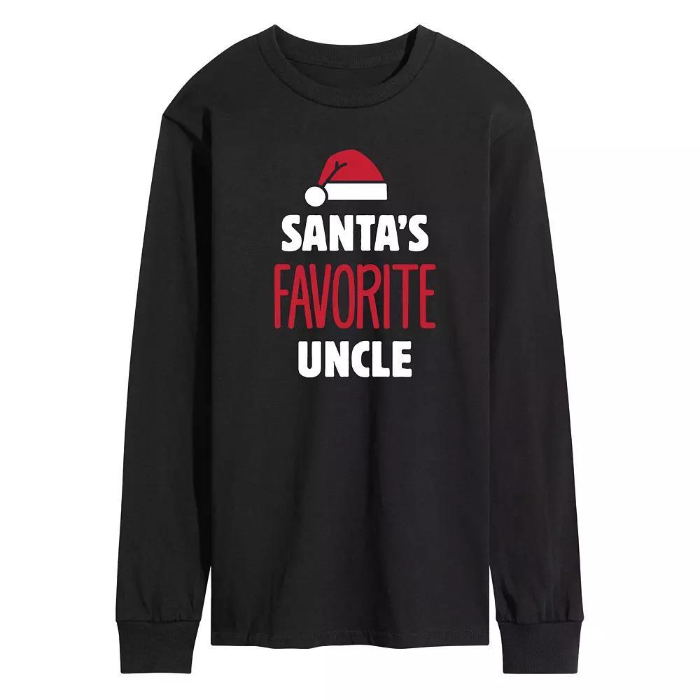 Men's Favorite Uncle Tee, Size: Large, Black Product Image
