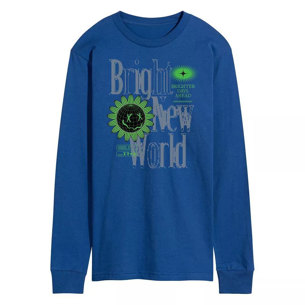 Men's Bright World Tee, Size: XL, Blue Product Image