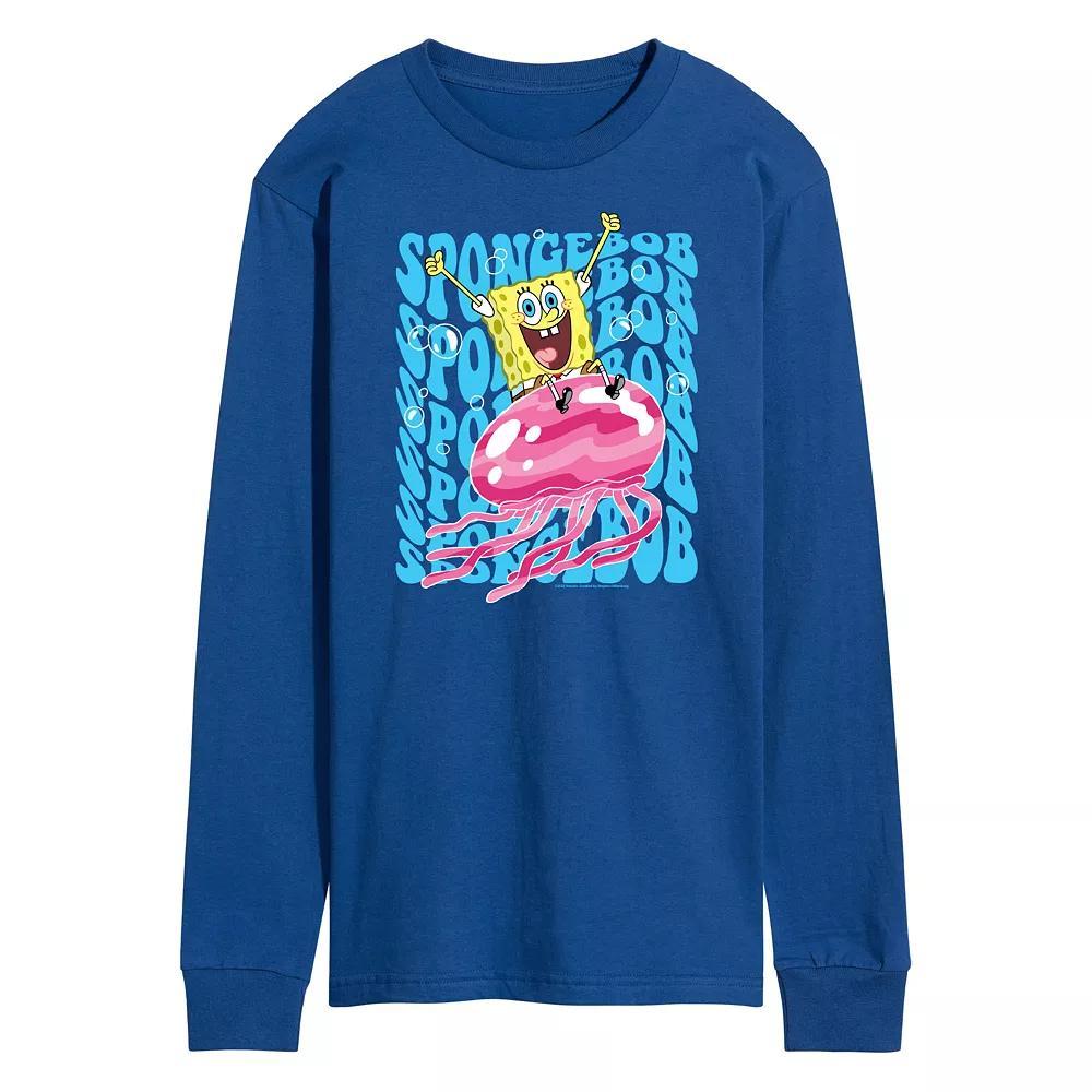 Men's Nickelodeon SpongeBob Squarepants Jelly Wave Long Sleeve,  Product Image
