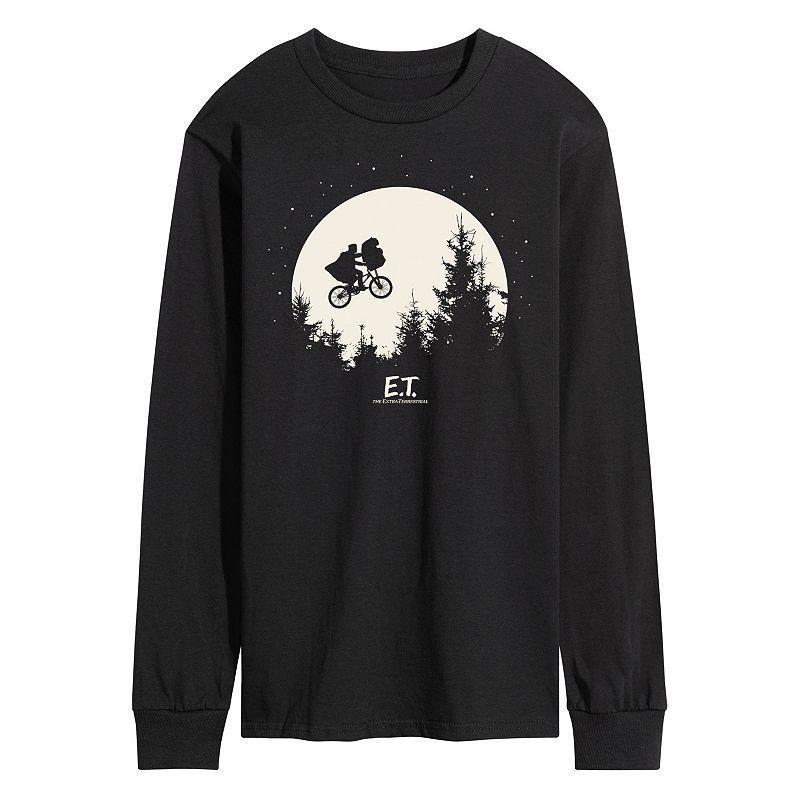 Men's ET Bike Moon Long Sleeve Tee, Size: Small, Black Product Image