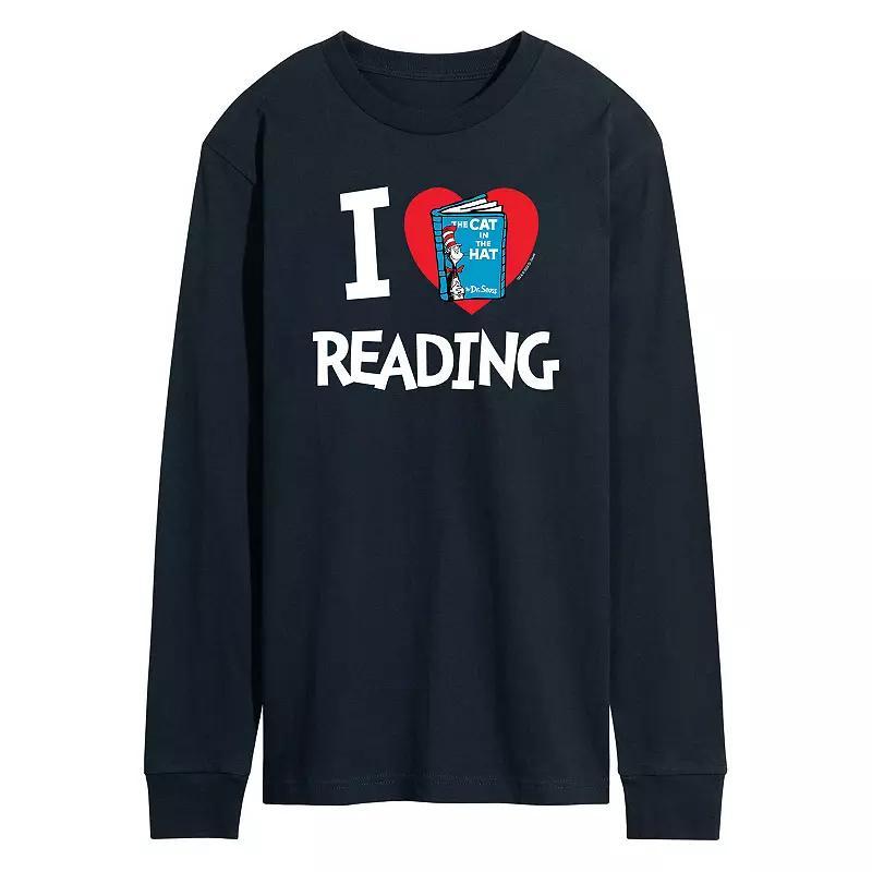 Men's Dr. Seuss I Love Reading Tee, Size: XL, Blue Product Image