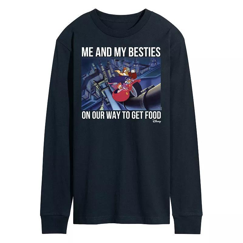 Disneys Darkwing Duck Mens Besties Long Sleeve Graphic Tee Product Image