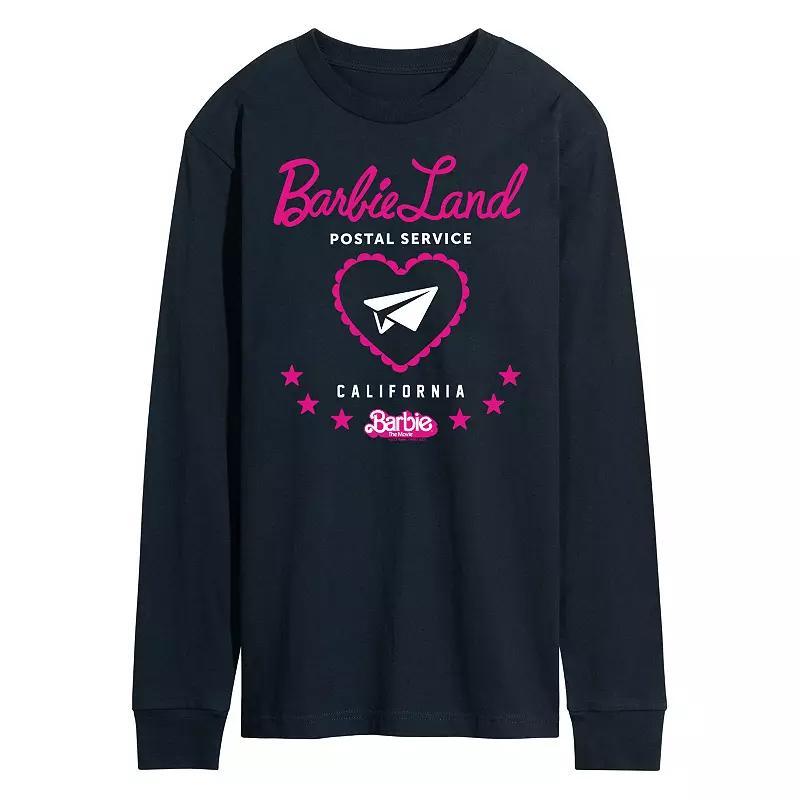 Men's Barbie™ The Movie Weird Barbie Long Sleeve Graphic Tee, Size: Small, Black Product Image