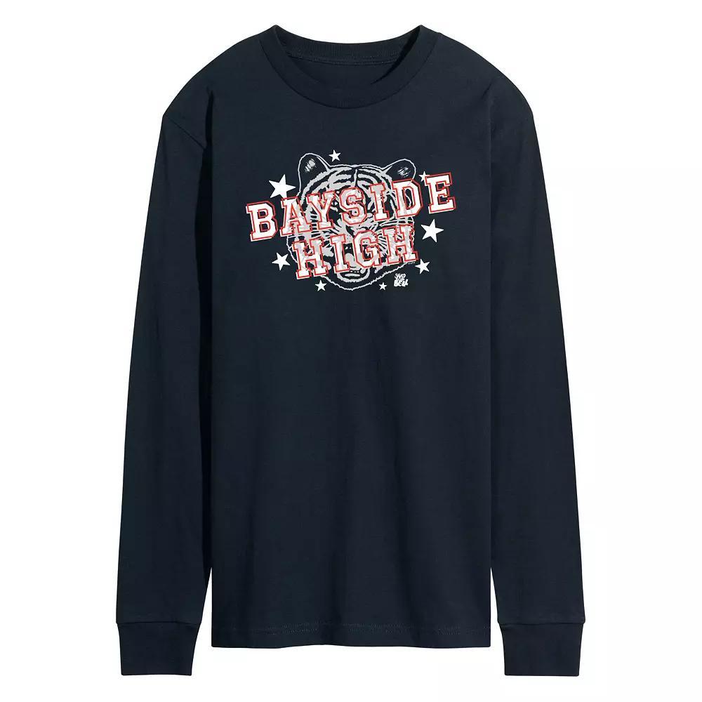 Men's Saved By The Bell Tiger Long Sleeve Graphic Tee,  Product Image
