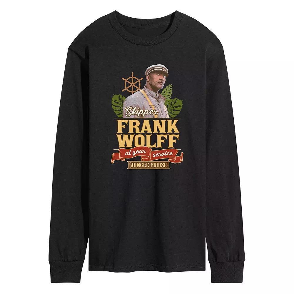 Disney's Jungle Cruise Men's Skipper Frank Wolff Long Sleeve Graphic Tee,  Product Image