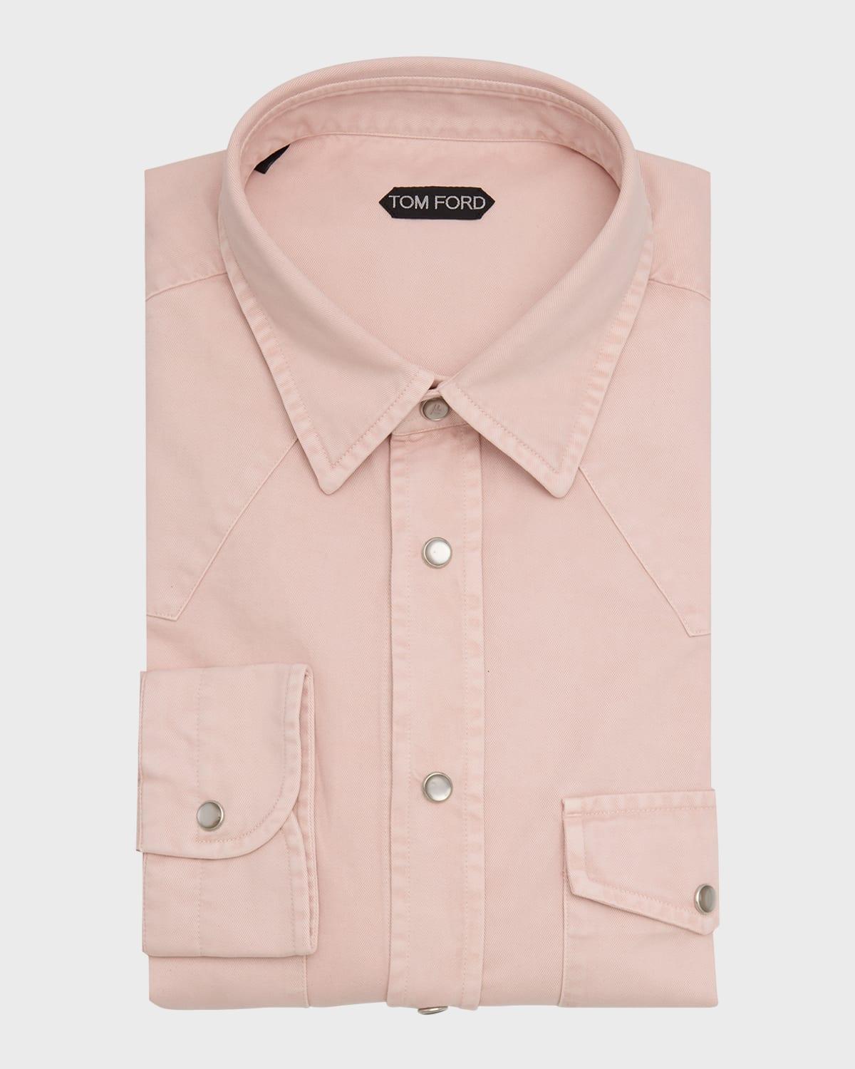 Men's Cotton Twill Western Shirt Product Image