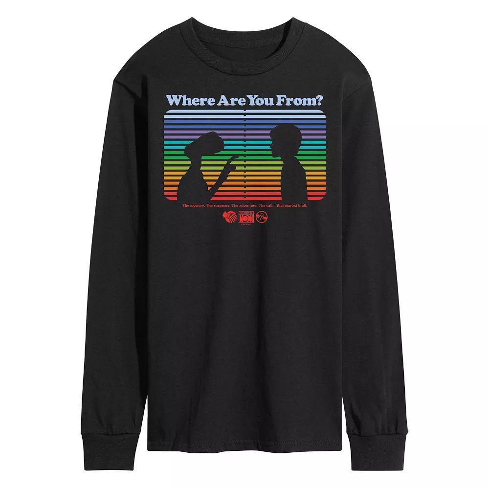 Men's ET Where Are You Long Sleeve Tee, Size: XXL, Black Product Image