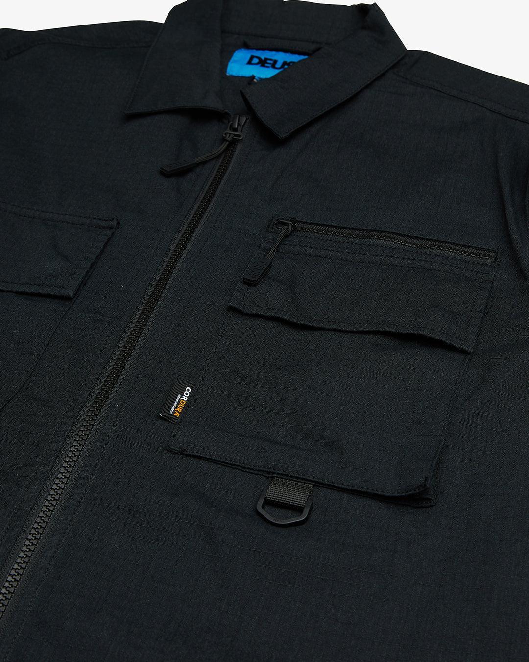 Onshore Zip Shirt - Black Product Image