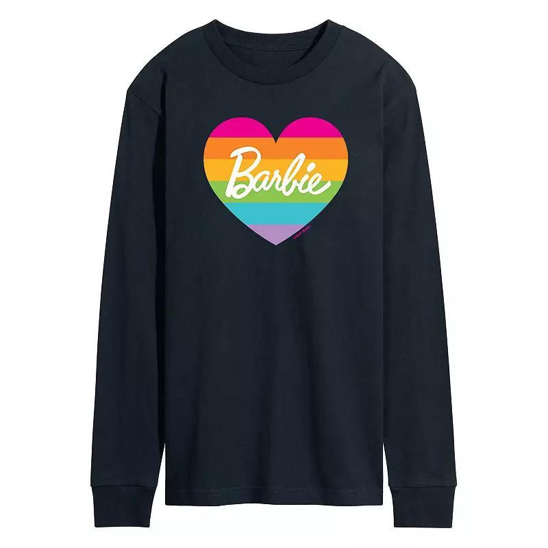 Men's Bratz Barbed Wire Heart Long Sleeve Graphic Tee, Size: XL, Blue Product Image