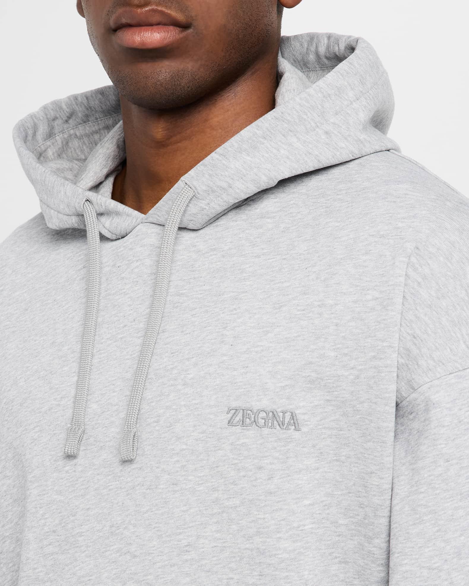 Men's Cotton Hooded Sweatshirt Product Image