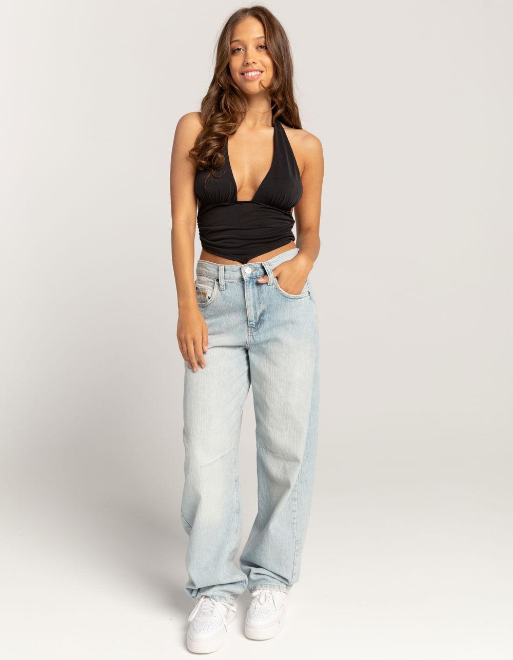 BDG Urban Outfitters Ari Womens Cropped Halter Top - BLACK Product Image
