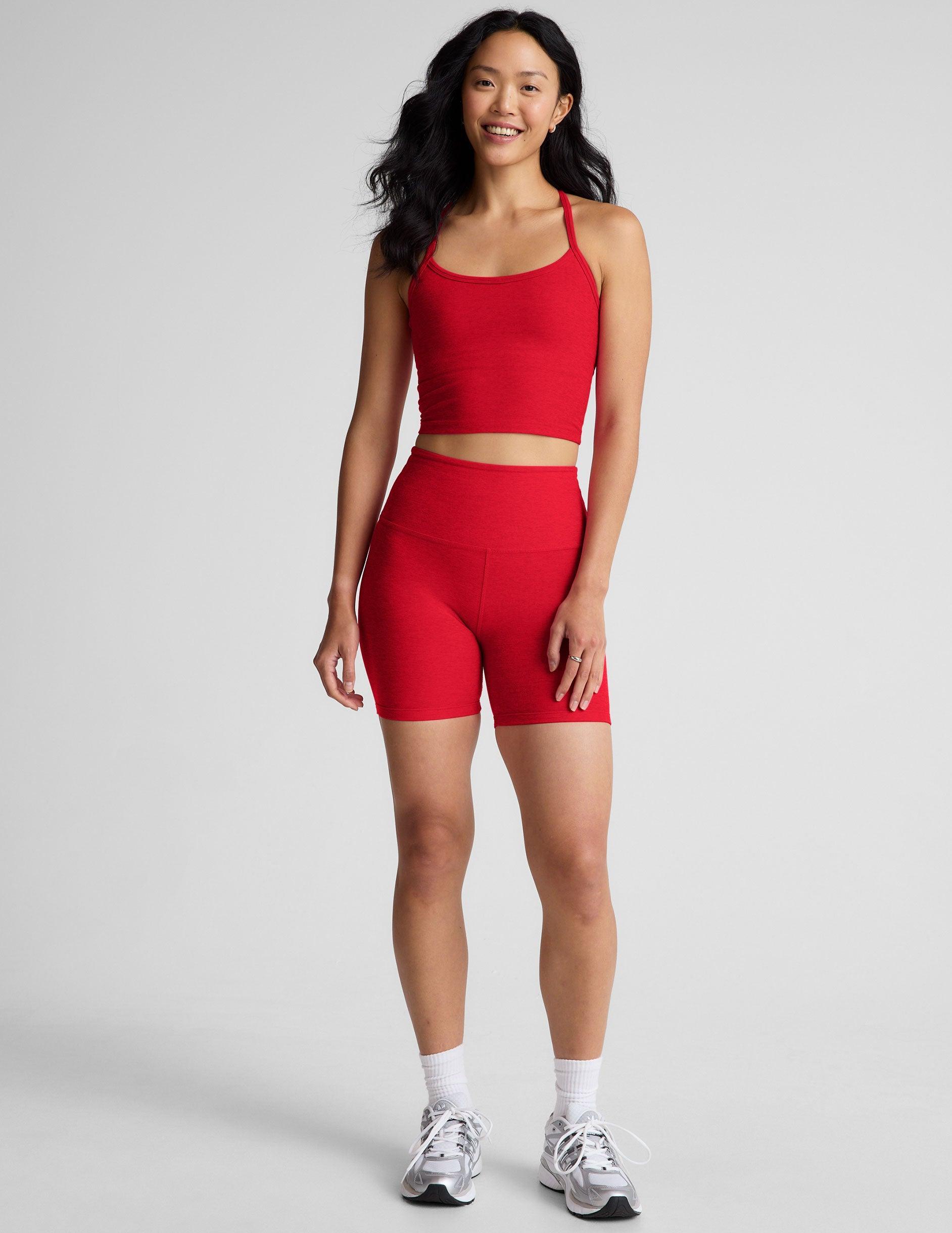 Spacedye Slim Racerback Cropped Tank Product Image