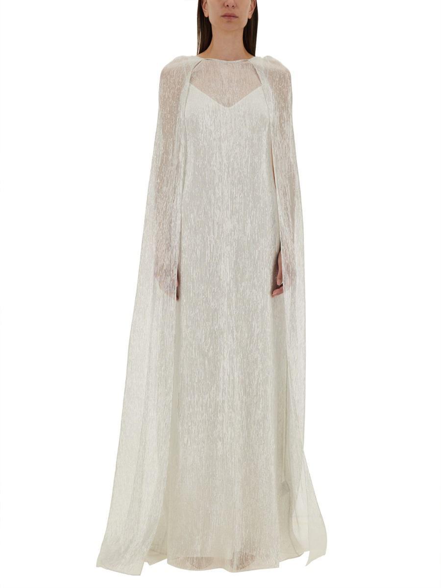 MAX MARA Delta Bridal Dress In White Product Image