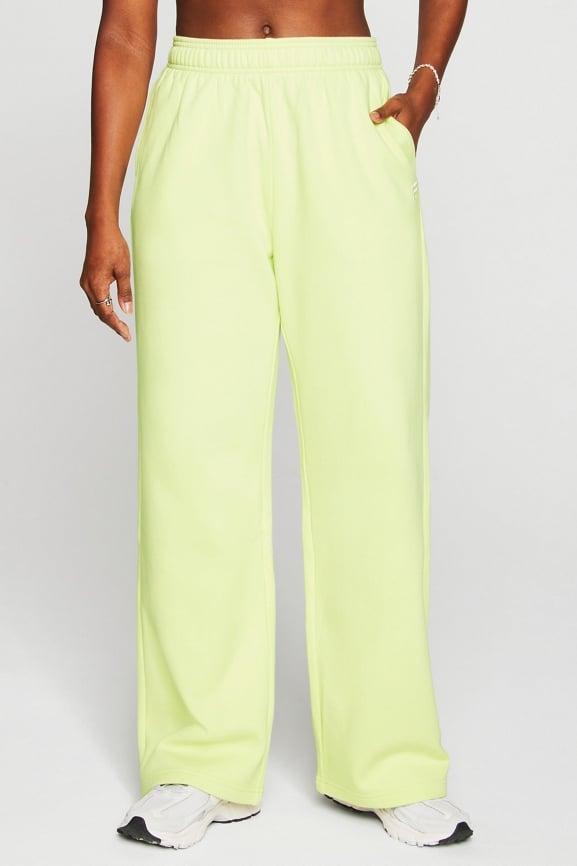 Cozy Fleece Wide Leg Sweatpant Product Image