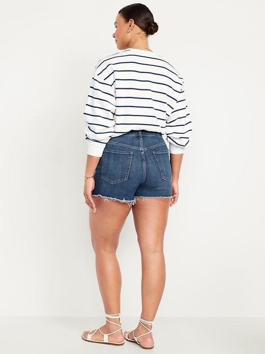 High-Waisted OG Cut-Off Jean Shorts -- 3-inch inseam Product Image