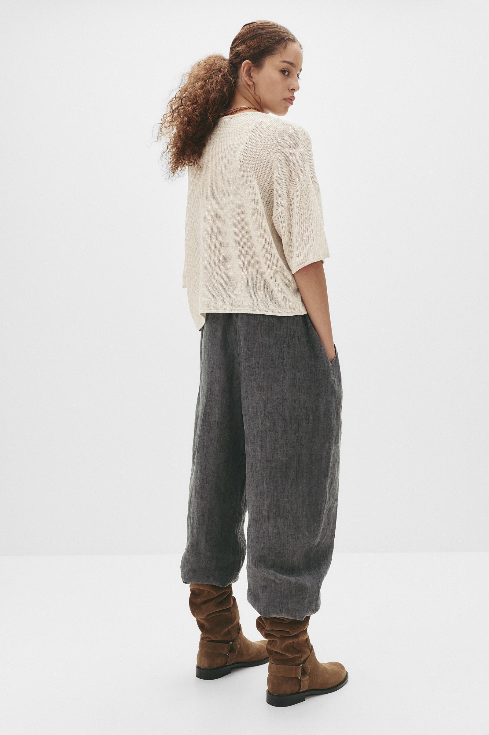 Rustic short sleeve sweater Product Image