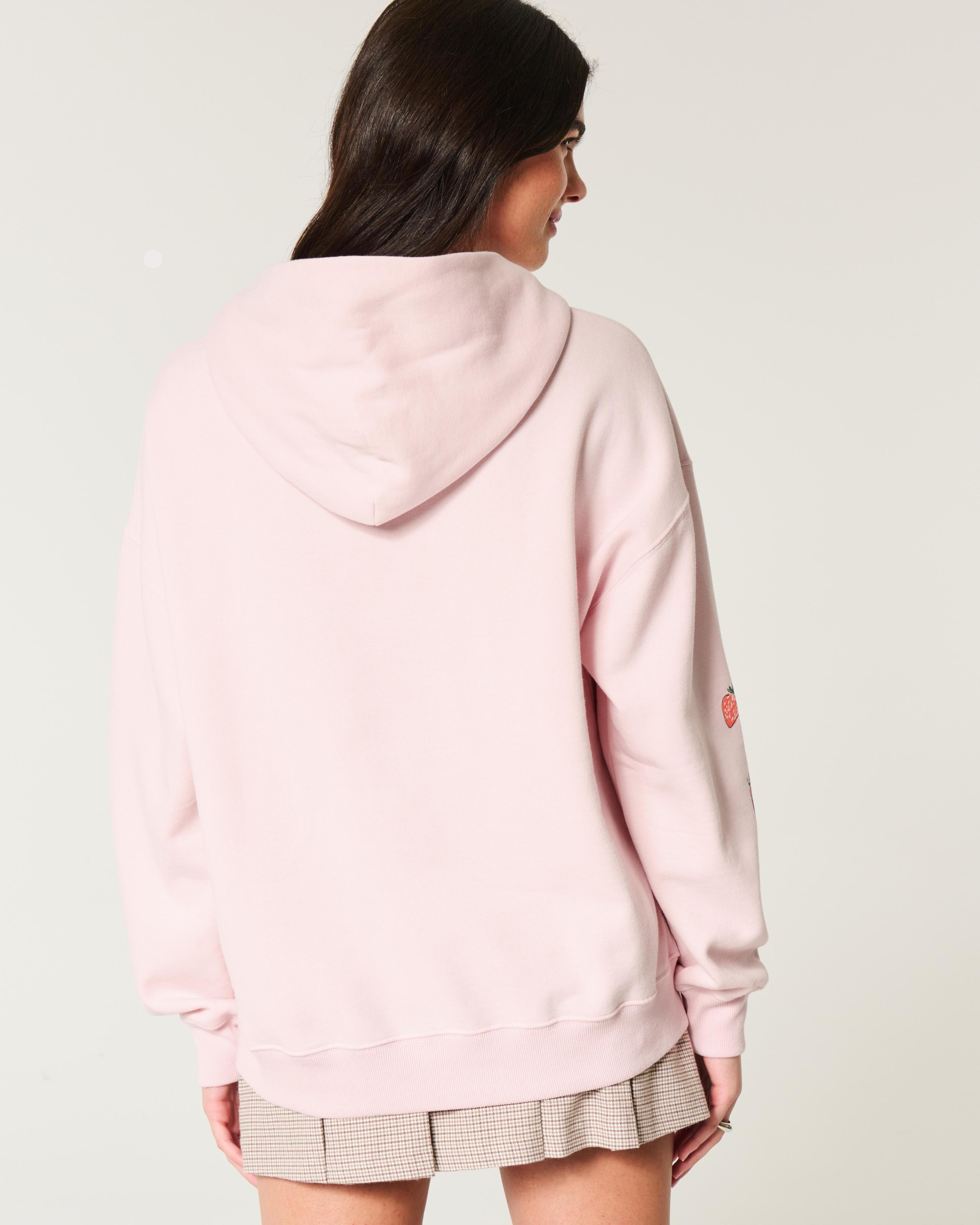 Oversized Café Graphic Hoodie Product Image