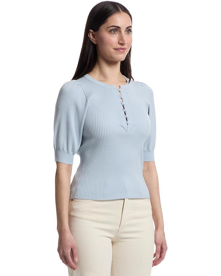 Petite Cable-knit Cotton Polo Sweater Product Image
