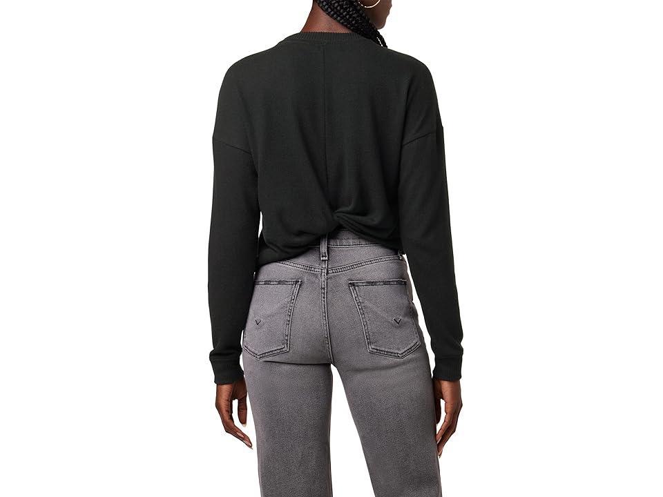 Hudson Jeans Twist Back Long Sleeve Sweatshirt Women's Clothing Product Image