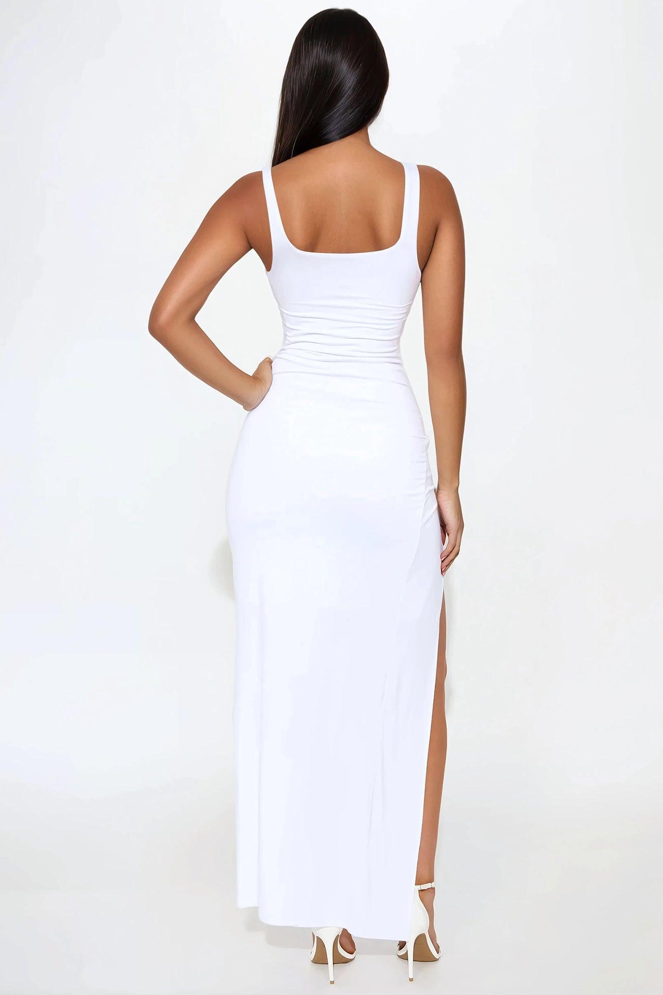 Summer Vibe Maxi Dress - White Product Image