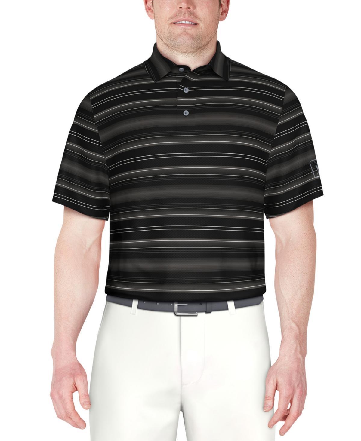 Pga Tour Mens Stretch-Performance Stripe Polo Shirt Product Image