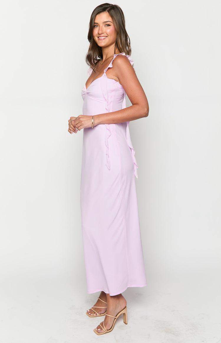 Janice Pink Maxi Dress Product Image