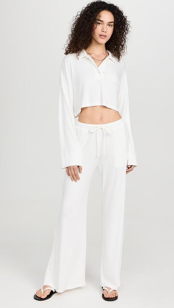 Riot Swim Rory Oversized Crop Top | Shopbop Product Image