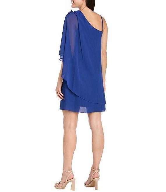 R & M Richards One Shoulder Flower Dress Product Image