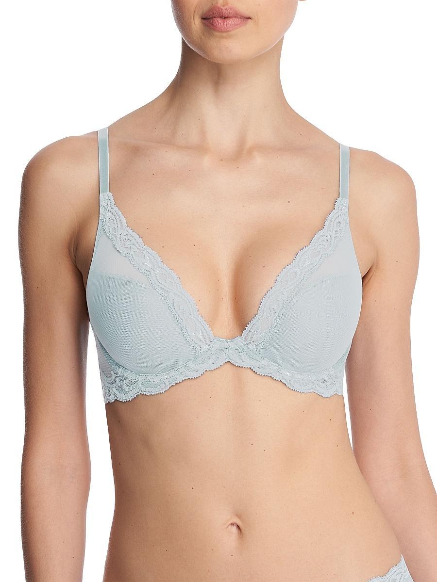 Womens Feathers Plunge T-Shirt Bra Product Image