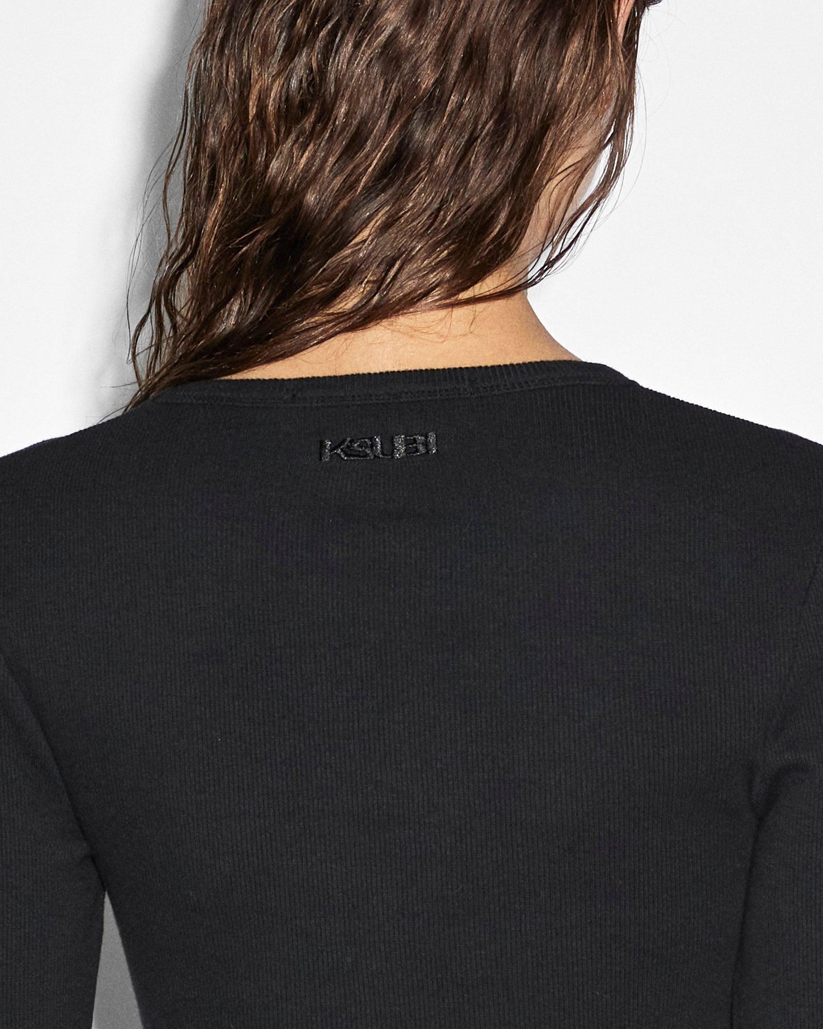 SYNDICATE CROP LS TEE BLACK Female Product Image