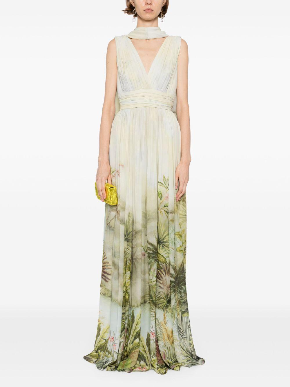 printed chiffon dress Product Image