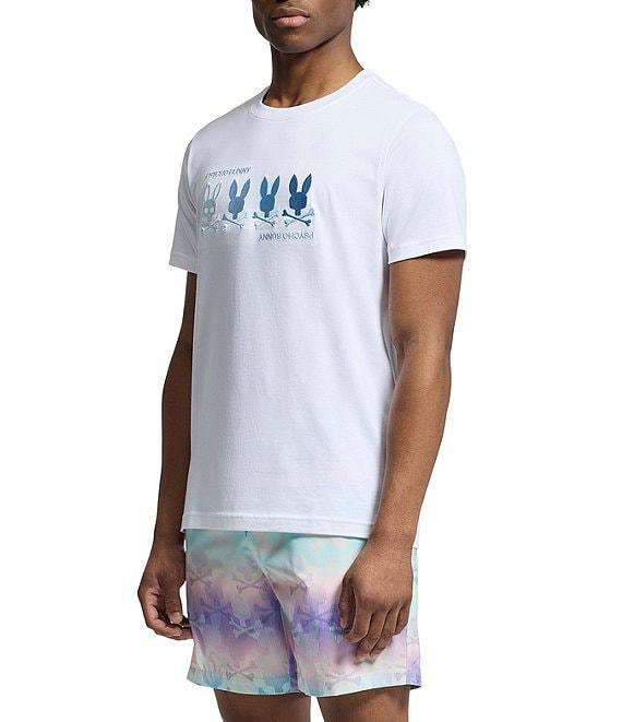 Psycho Bunny Oceania Embroidered Logo Short Sleeve T-Shirt Product Image