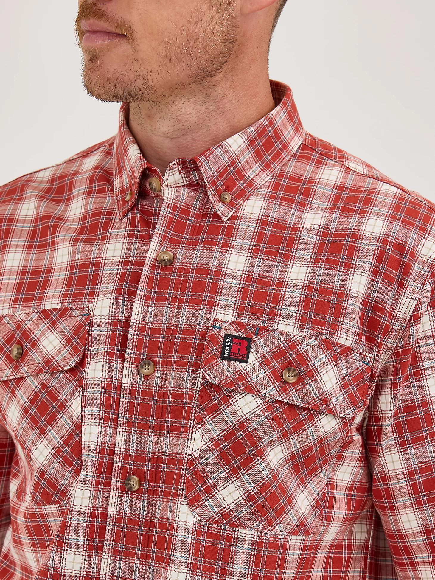 Wrangler RIGGS Workwear® Foreman Plaid Work Shirt | Men's SHIRTS | Wrangler® Product Image