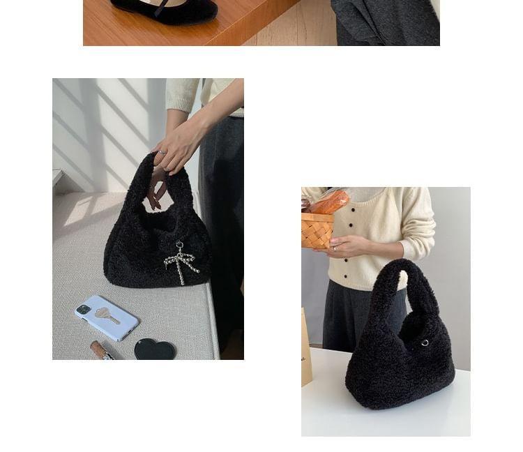 Plain Fleece Tote Bag Product Image