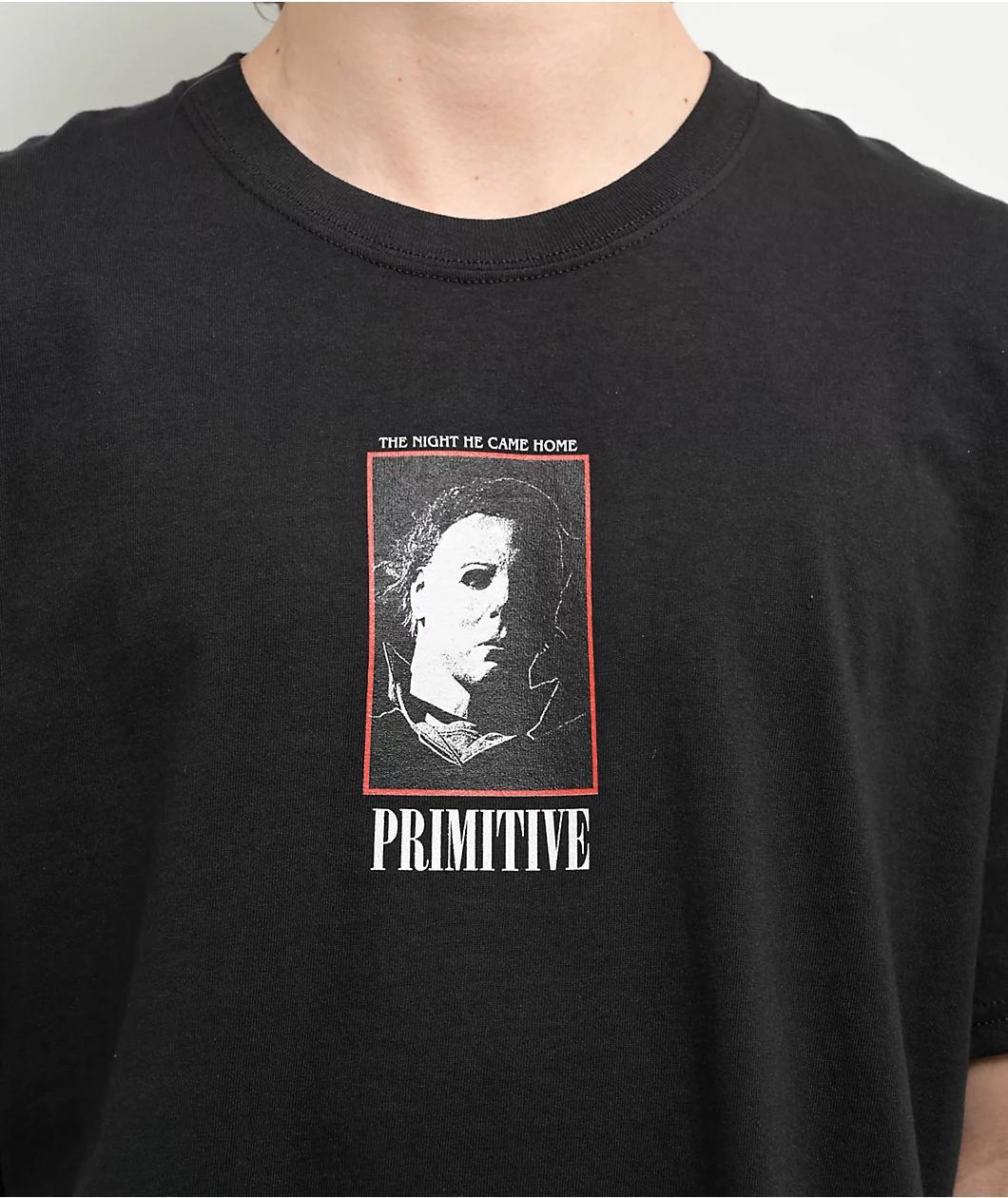 Primitive x Halloween Slash P Black T-Shirt Product Image
