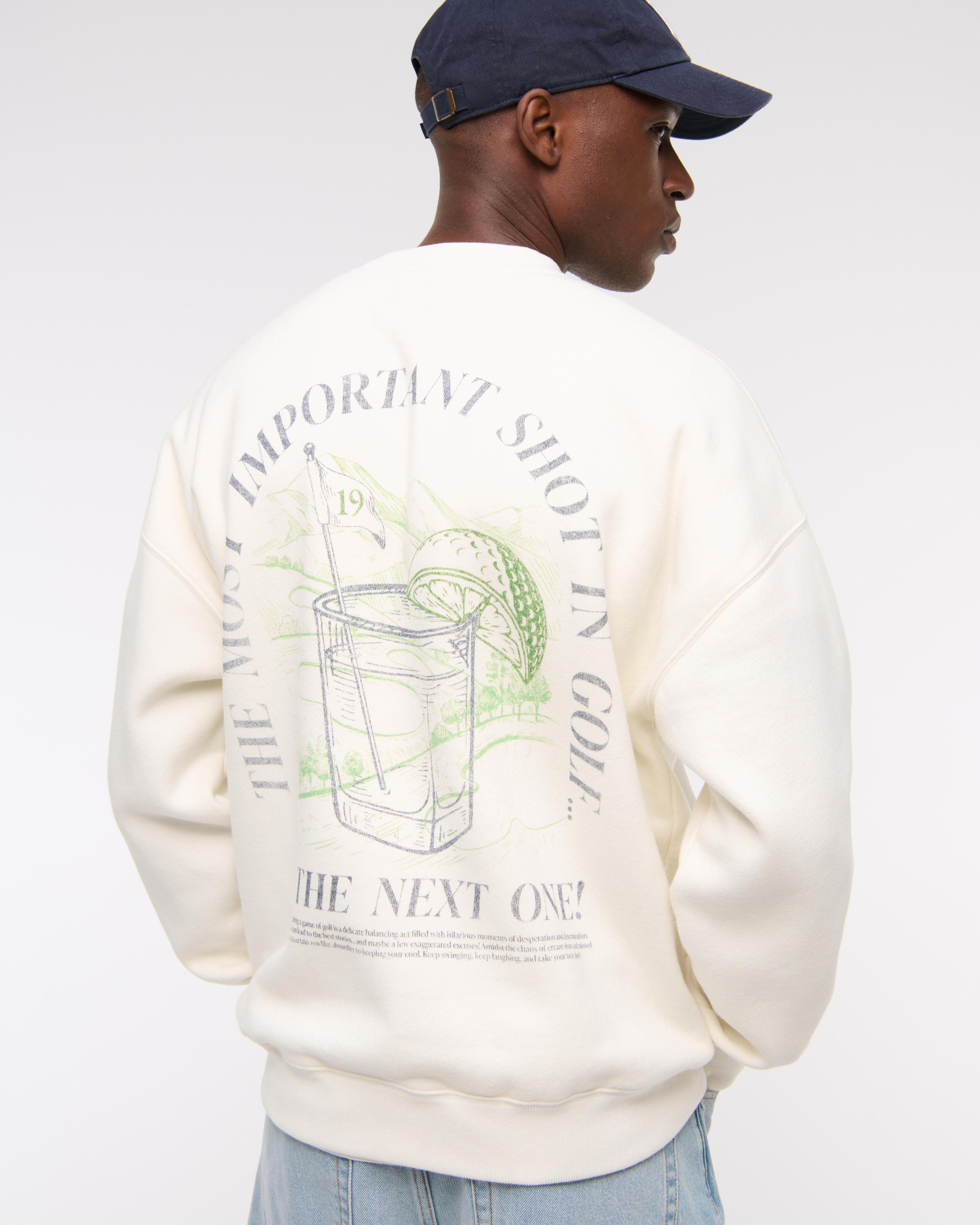 Golf Graphic Crew Sweatshirt Product Image