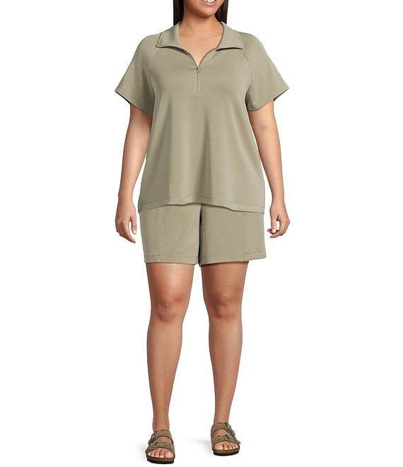 Skies Are Blue Plus Size Brushed Modal Shorts Product Image