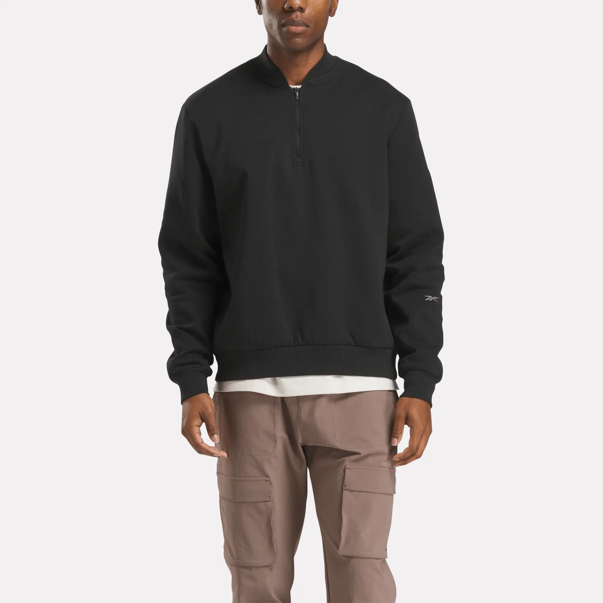 Organic Oversized Zip Hood - Navy Blue Product Image