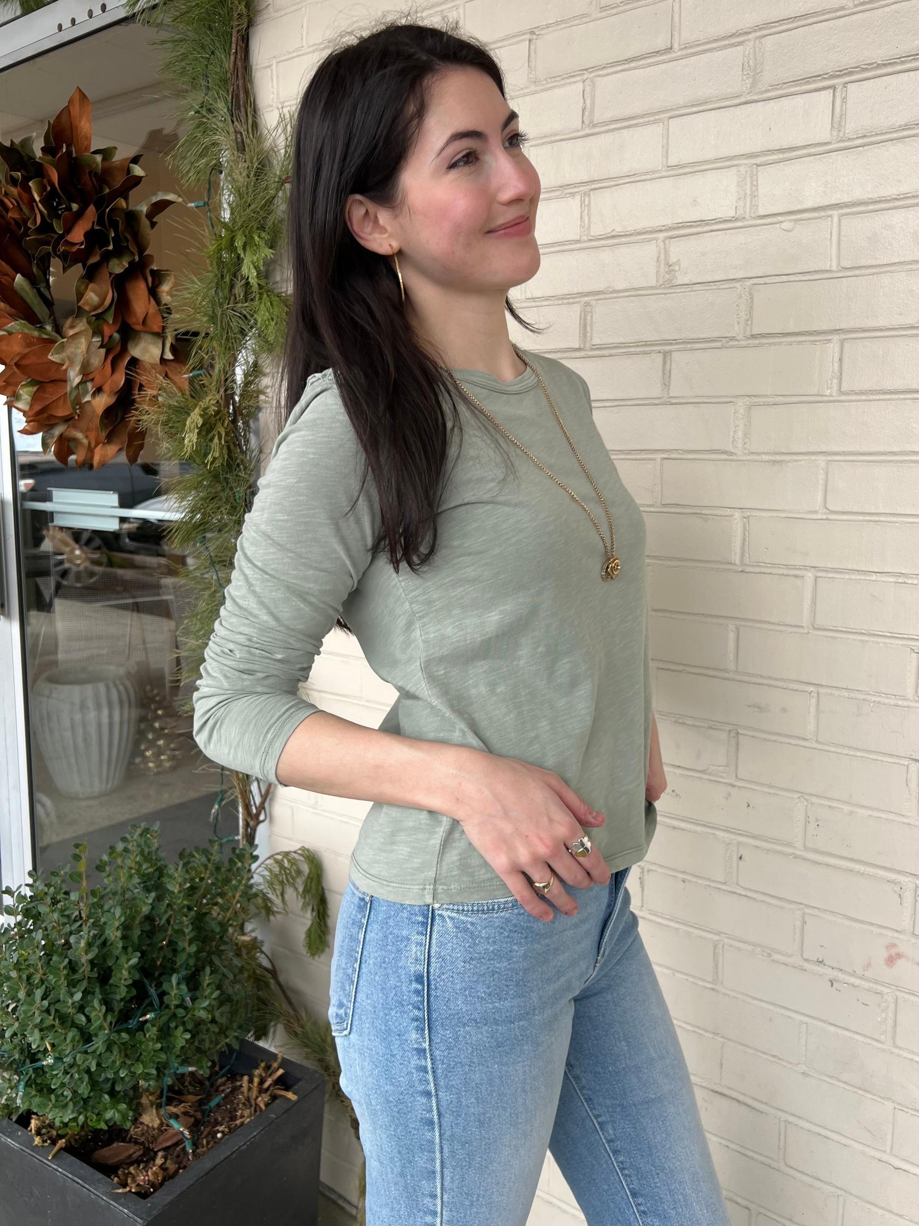 [Z Supply] Arlet Slub Long Sleeve Tee Product Image