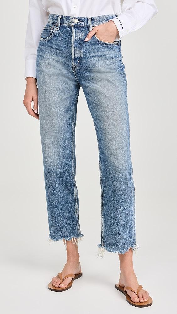 MOUSSY VINTAGE MV Mabel Wide Straight Jeans | Shopbop Product Image