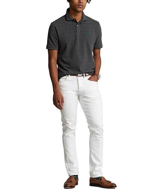 Polo Ralph Lauren Classic Fit Solid Cotton Mesh Polo Shirt Product Image