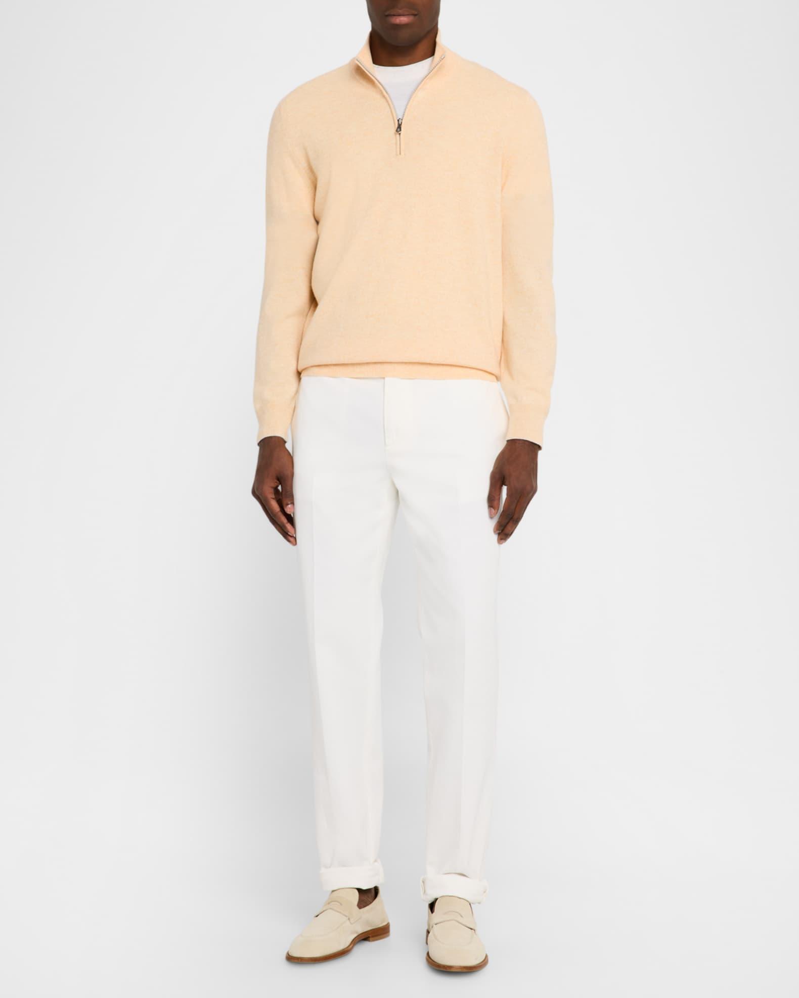 Men's Cashmere Half-Zip Sweater Product Image