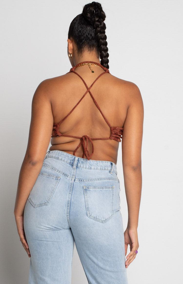 Bradley Crop Top Brown Product Image