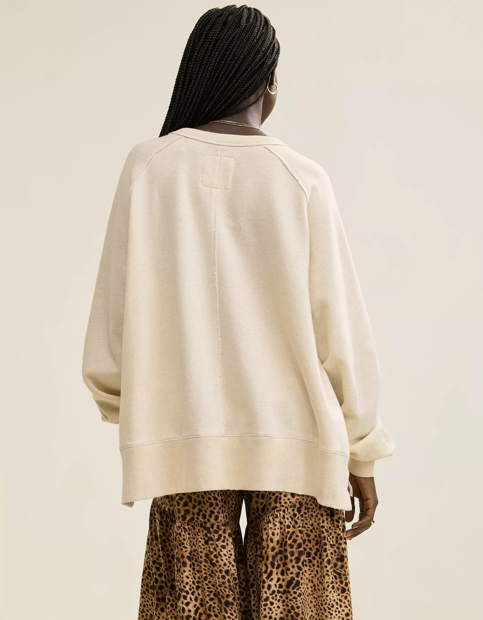 Aerie East West Crew Sweatshirt Product Image