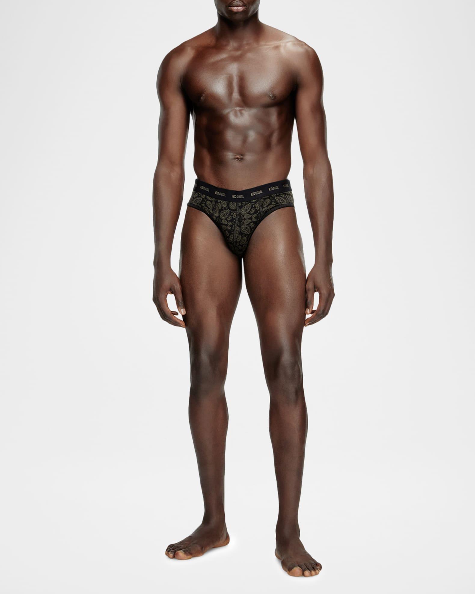 Men's Andre Logo Waistband 3-Pack Boxer Briefs Product Image